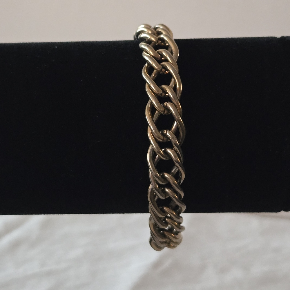 Vintage Brass Chain Bracelet